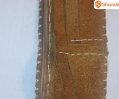 محفظة جلد طبيعي صناعة يدوي - 2