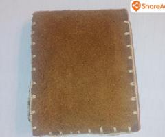 محفظة جلد طبيعي صناعة يدوي - 4