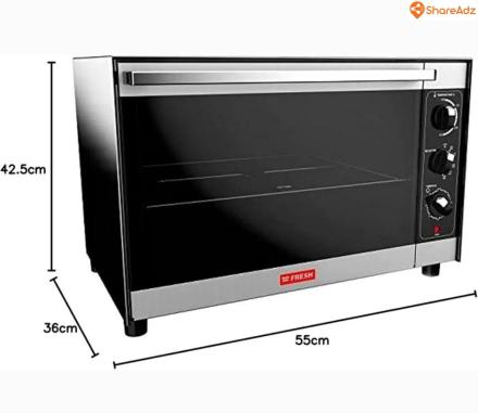 فرن فريش 45 لتر شواية ومروحة جديدة - 2