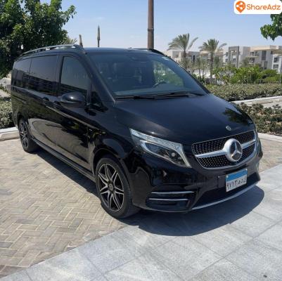 Rent Now the Mercedes V-CLASS 2025 with a Chauffeur: Exclusive VIP Reception Service from Hall 1