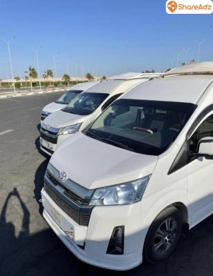 ايجار تويوتا هاي اس الشكل الجديد من شركة رينت باص – رفاهية تتجاوز التوقعات |01101727711