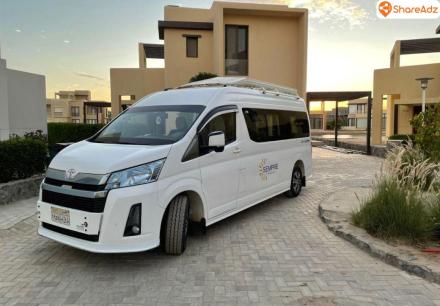 تويوتا هايس موديل 2023 للسياحة والسفر Toyota Hiace Rental Egypt - 3
